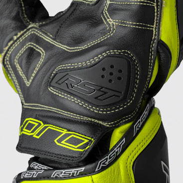 Guantes de cuero de motocicleta RST Pro Series GP D3O | Hombre | Rojo/Negro | 103715 