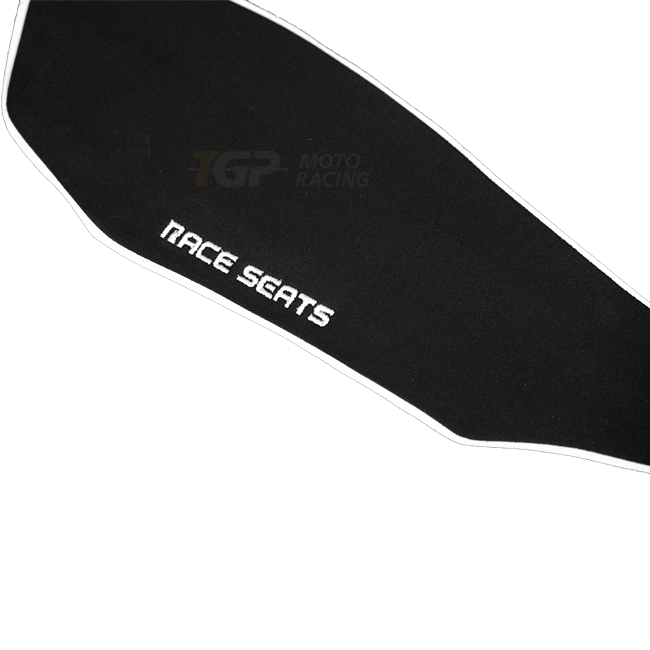 Race Seats Wrap Tank Grip Pads EVO schwarz für Yamaha YZF-R1/M RN32, RN49, RN65 (15-26), Detail linke Seite