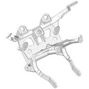 Soporte de instrumentos de aluminio "SBK" Ducati Panigale V4/S/R (18-24) Pierobon 