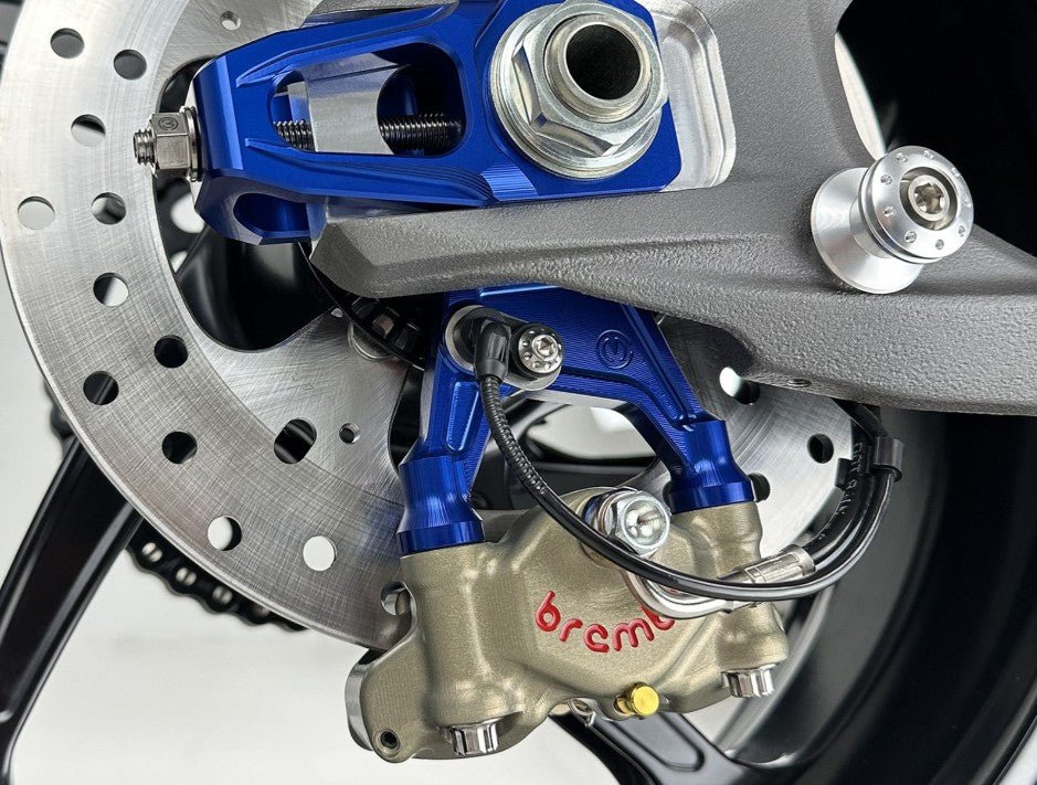 Kit de tensores de cadena con soporte de pinza de freno y Brembo P2-30 69.5 mm XA6H530 Motocorse Ducati Panigale V4/S (2025) 