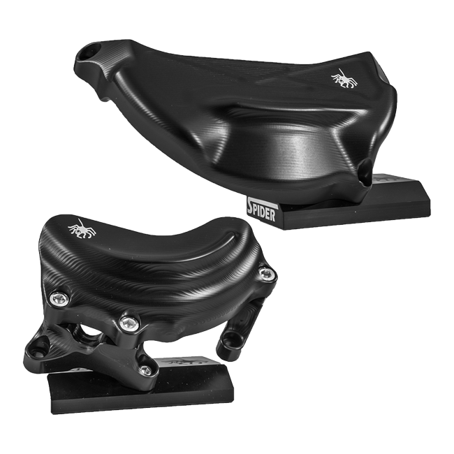 Cubierta de protección de motor de aluminio Spider Racing Ducati Panigale V4/S (18-24) 20.D164 