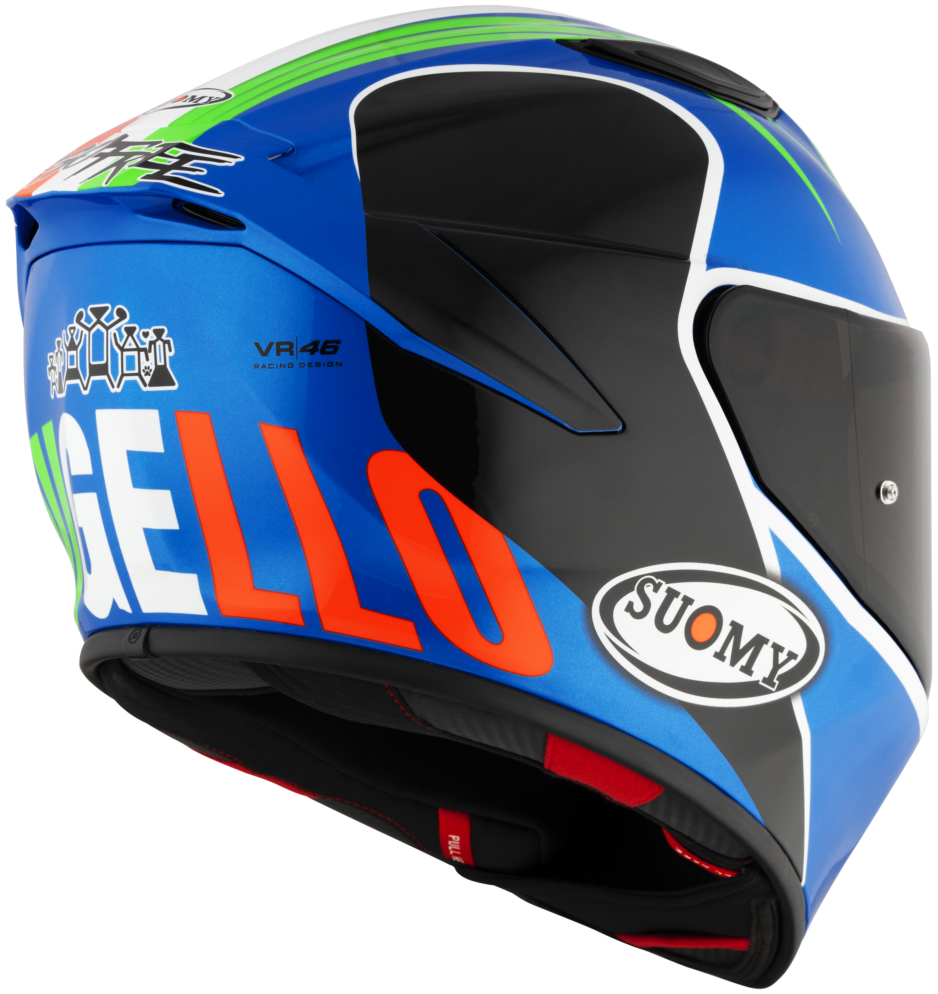 Suomy Track-1 Casco Francesco Pecco Bagnaia Mugello 2022 Réplica K6T10016 
