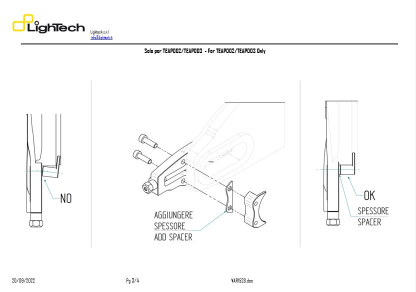 Tensor de cadena LighTech Honda CBR 1000 RR SC59 (08-16) TEHO002 