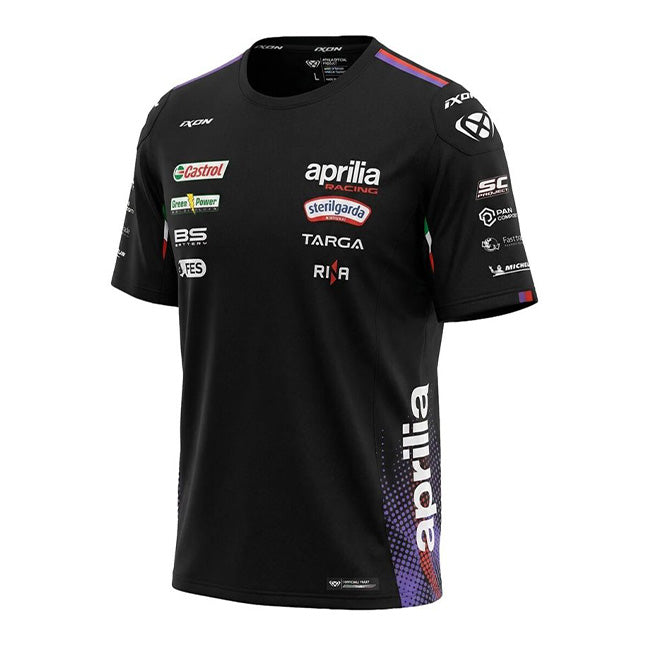 Camiseta réplica del equipo de carreras Aprilia 2026 para hombre IXON 