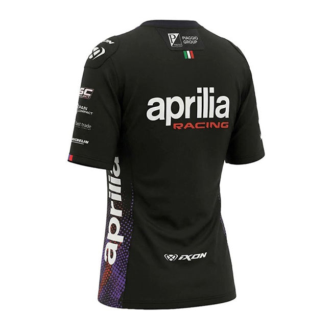 Camiseta réplica del equipo de carreras Aprilia 2026 para mujer IXON 