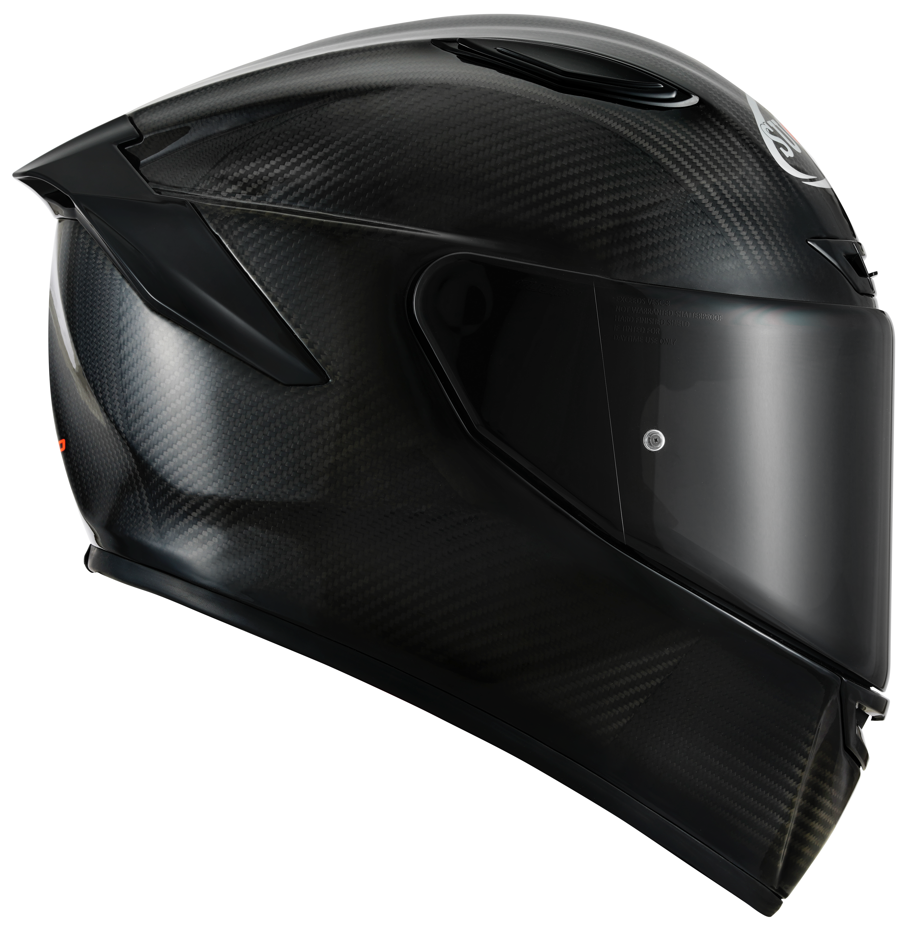 Suomy TX-Pro Casco Carbono brillo vista carbono K6TX0007 