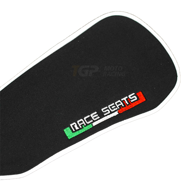 Race Seats Wrap Tank Grip Pads EVO schwarz für Ducati Panigale V2 955 (20-24), Detail linke Seite