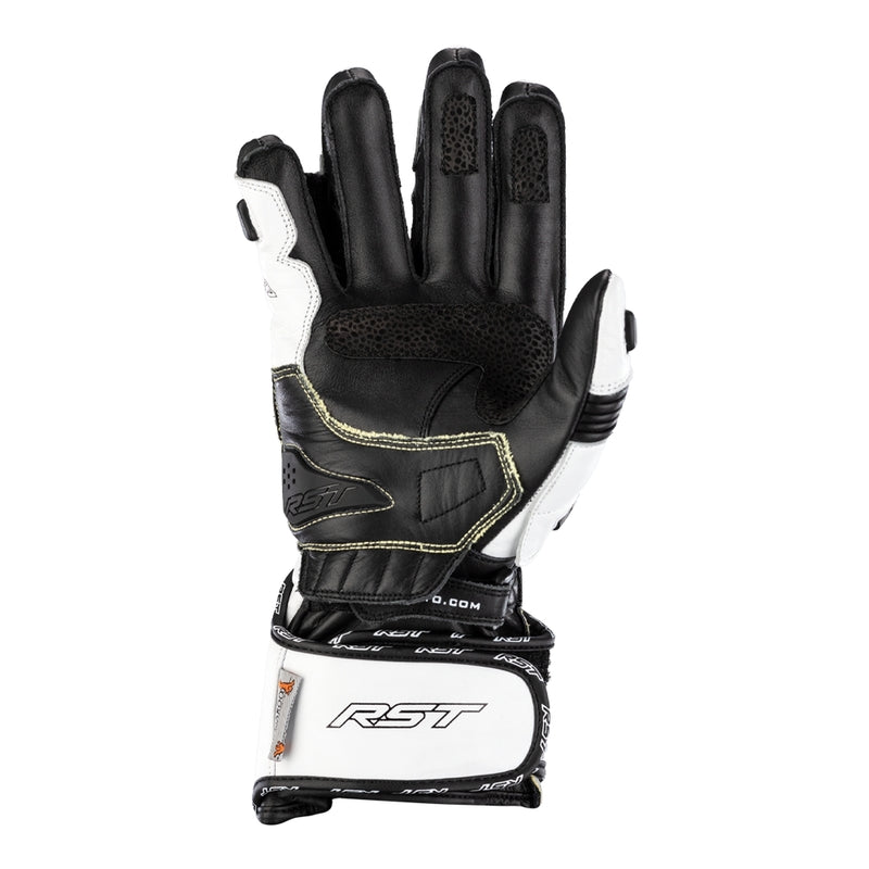 RST Tractech Evo 4 guantes de cuero para motocicleta | Hombre | Blanco | 102666 