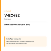 Akrapovic Endkappe BMW M1000RR / M1000R (19-26) V-EC482 — Platzhalter, kein Herstellerfoto verfügbar