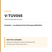 Akrapovic Geräuschdämpfer-Einsatz V-TUV045 — Platzhalter, kein Herstellerfoto verfügbar