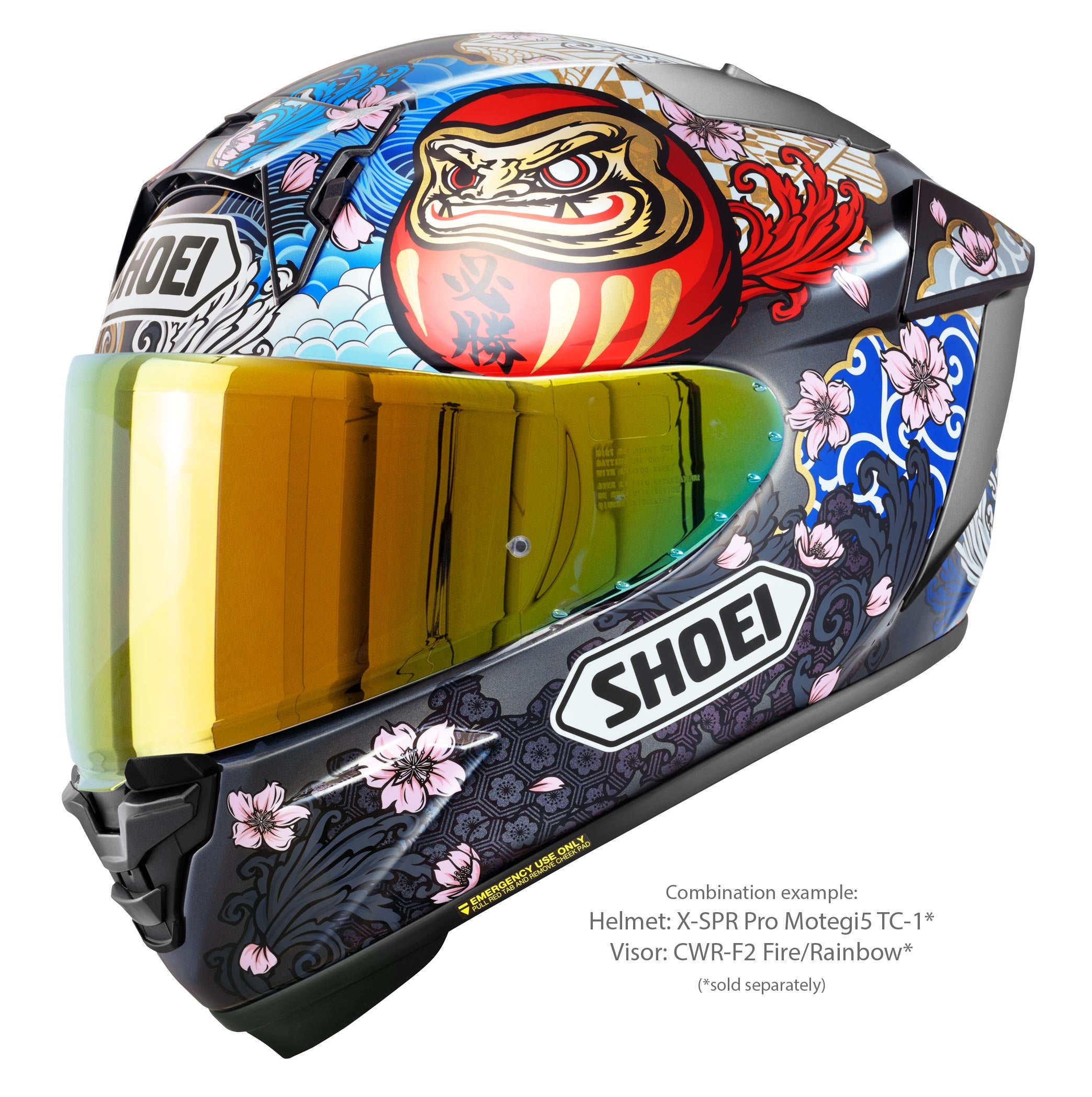 Shoei X-SPR PRO Casco Márquez Motegi5 TC-1 - Réplica de Marc Márquez Motegi 2024 