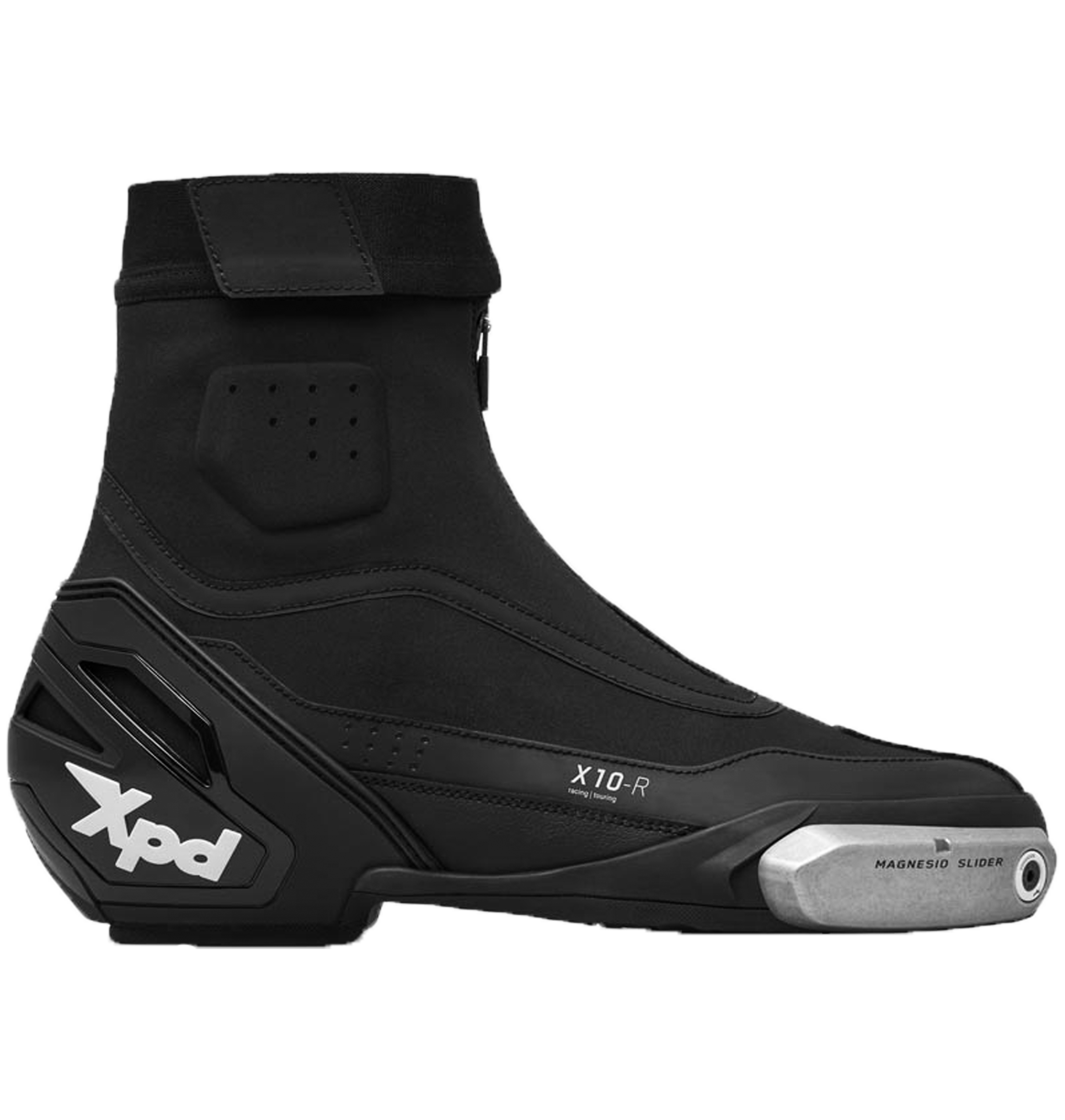 XPD X10-R Botas de motociclismo de carrera y calle | Hombres | Negro 