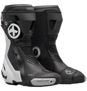 XPD XP9-S AIR bota de moto de carreras y calle perforada | Hombre | Blanco/Negro 