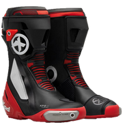 XPD XP9-S Botas de motociclismo de carreras y de calle | Hombre | Negro/Rojo 