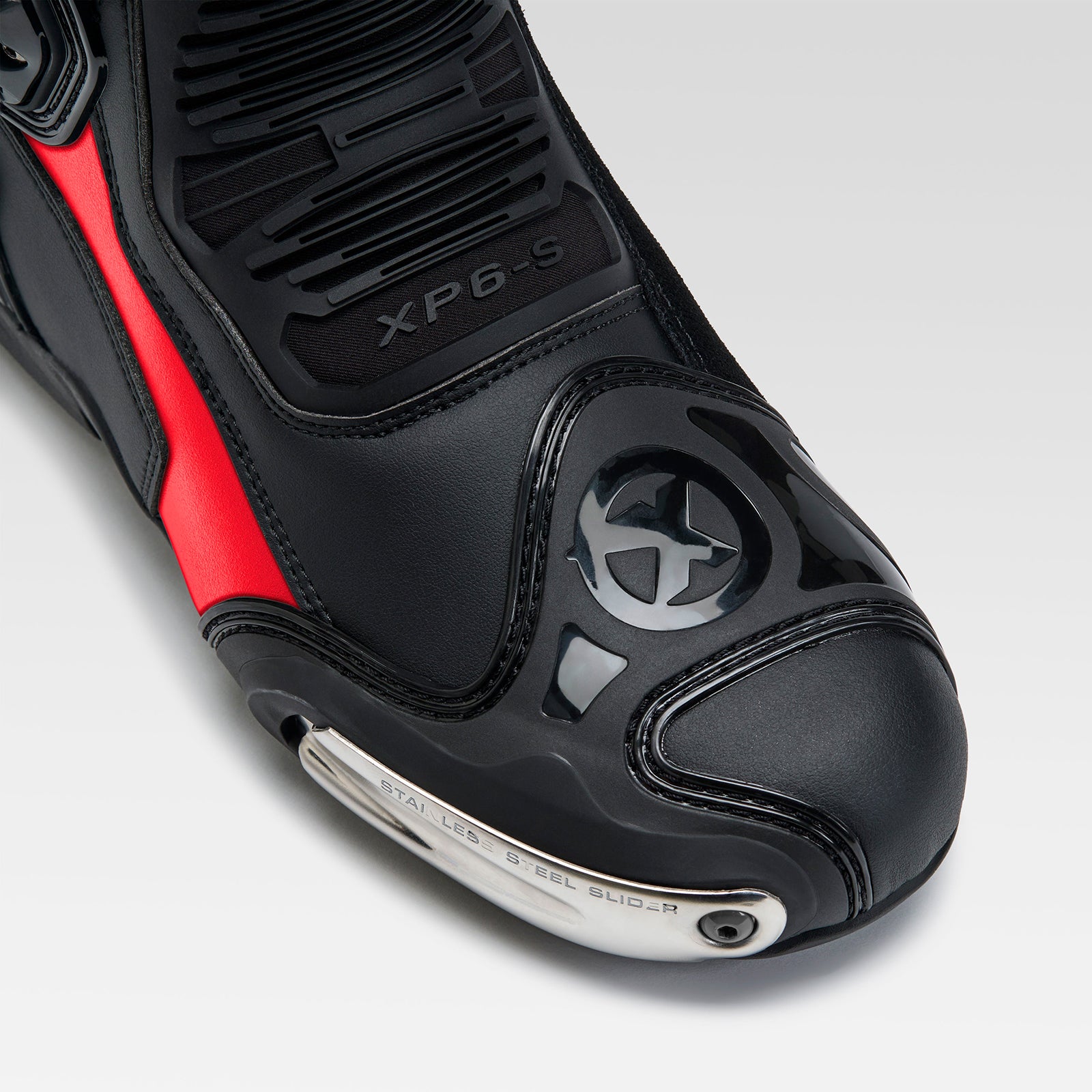 XPD XP6-S botas de moto | Hombre | Rojo/Negro 