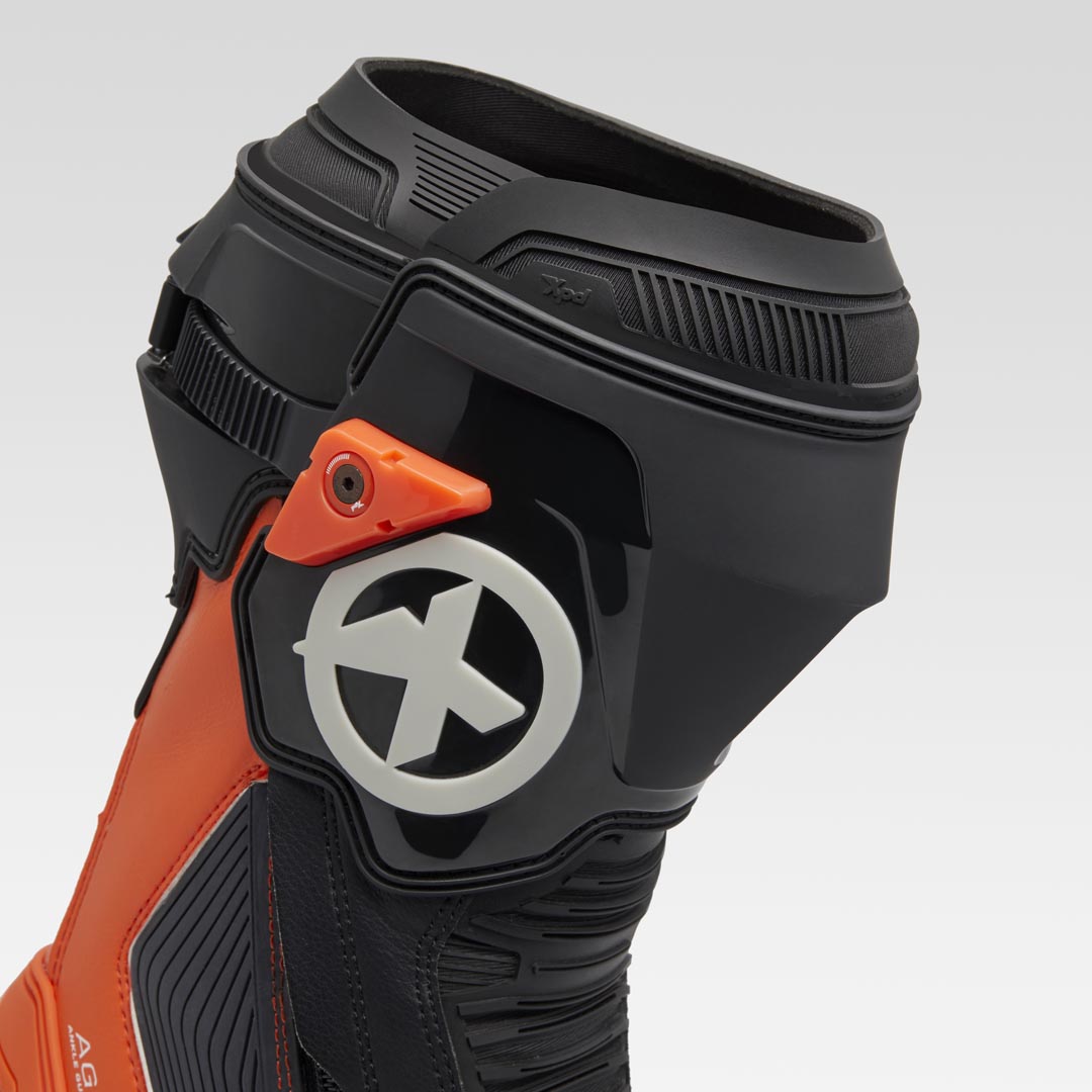 XPD XP9-R Botas de moto de carrera y calle | Hombre | Naranja/Negro 