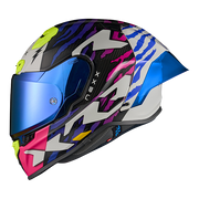 Nexx X.R3R Casco Ziger Carbon Lila Azul 01XR323513377 