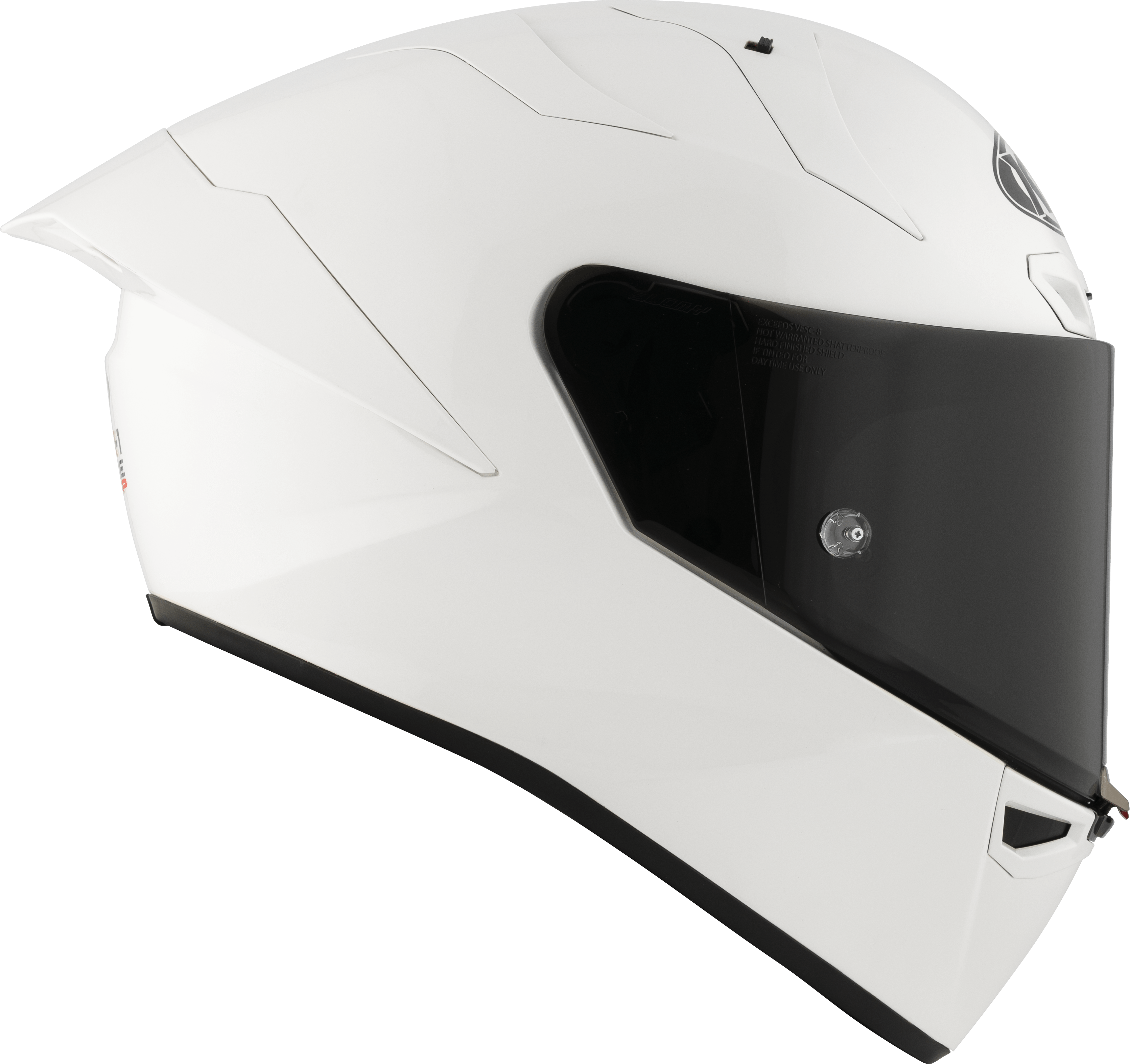 KYT KX-1 Race GP Casco Plano Blanco Y6KXX0W3 
