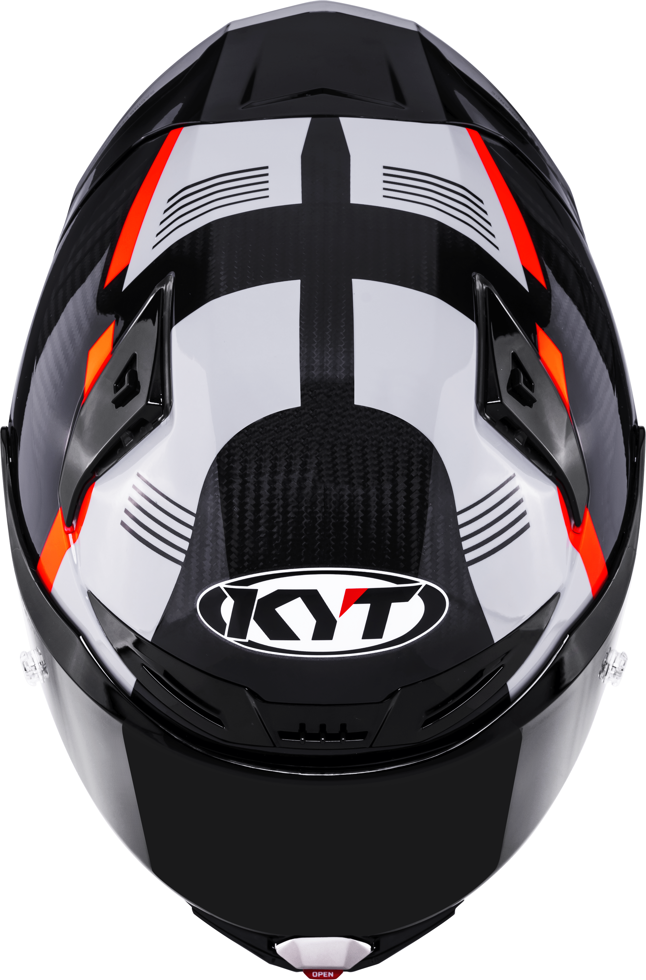 KYT R1R Casco de Carreras Carbono Zona Roja Y6R10007 