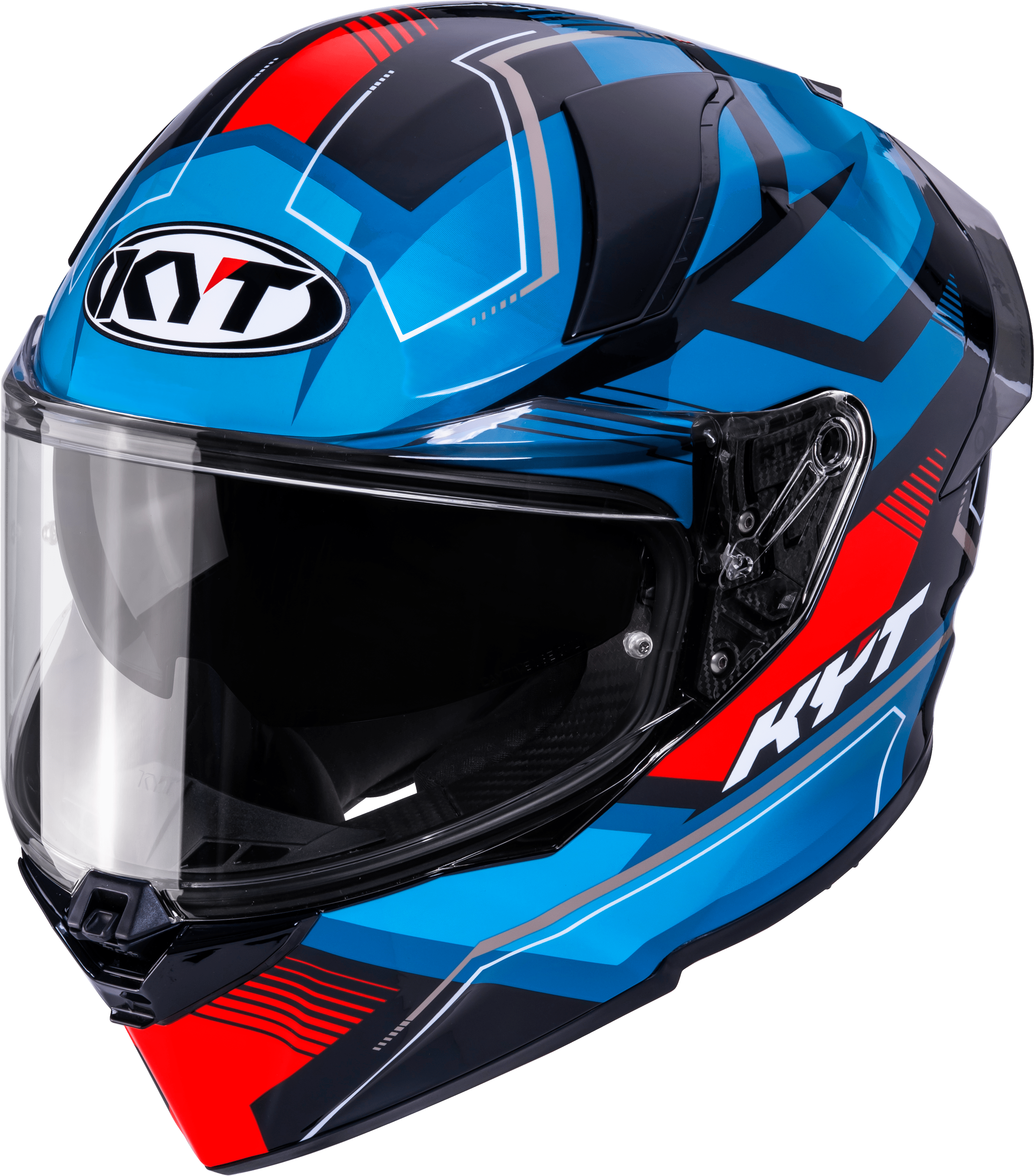 KYT R2R Casco Parsec Negro / Azul / Rojo Y6R20024 