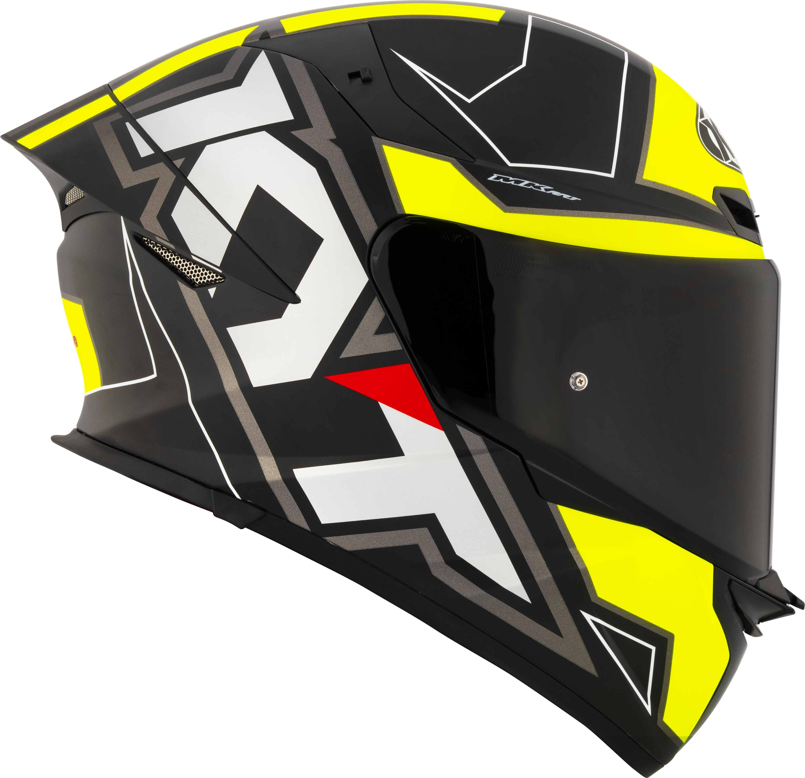 KYT TT-Revo Casco Electron Negro Amarillo mate Y6TR0007 
