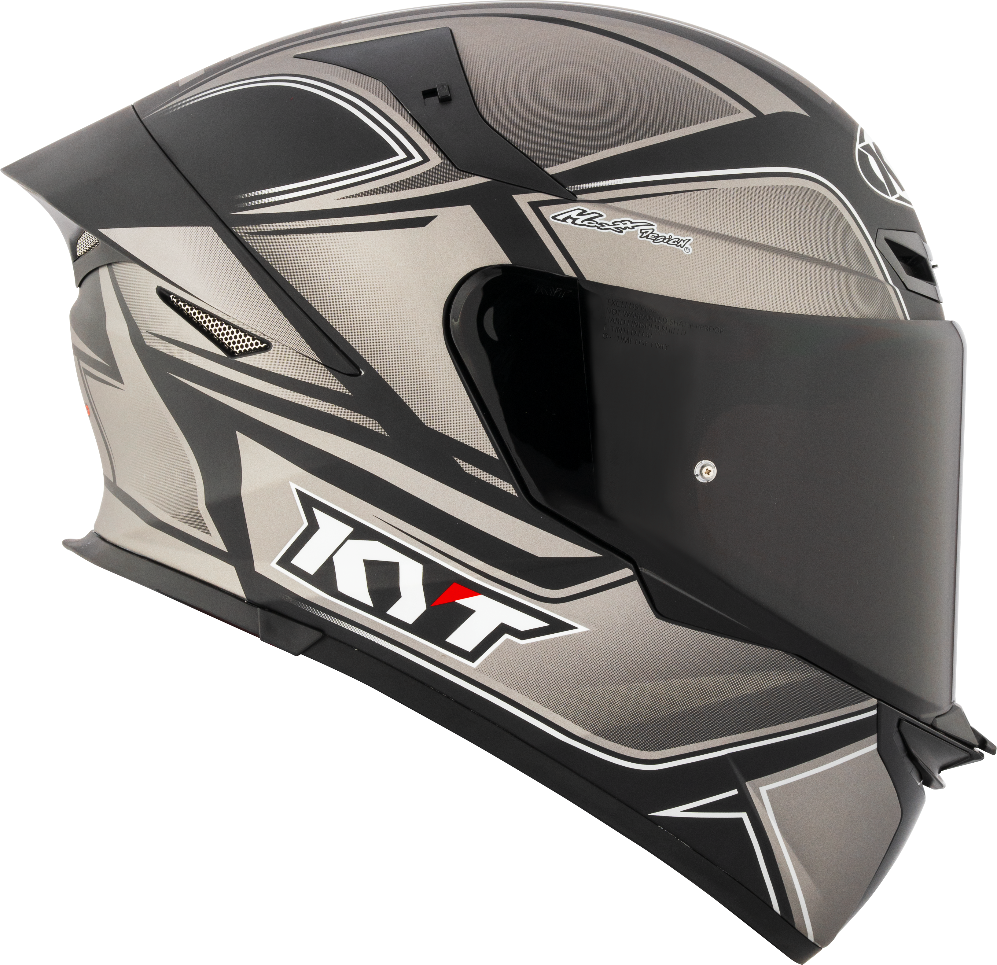 KYT TT-Revo Casco Turista Mate Gris Frío Y6TR0013 