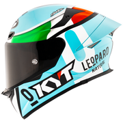 KYT TT-Revo Casco Réplica Leopard Racing Italia Tricolore Y6TR0017 