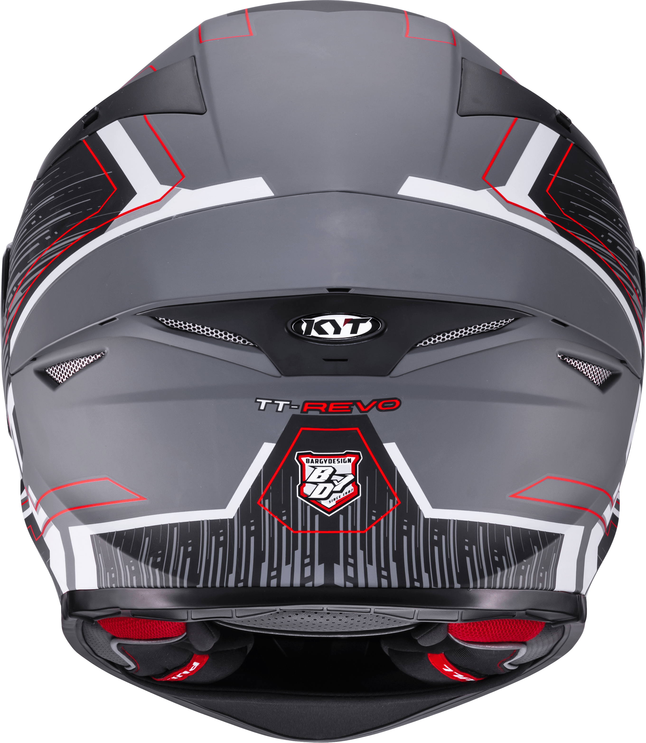 KYT TT-Revo Casco Speeding Mate Gris Y6TR0052 