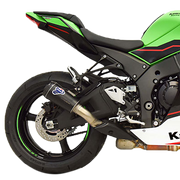 Juego de escapes Slip-On Termignoni GP2R-RHT Black para Kawasaki ZX-10 R/RR (21-26) 