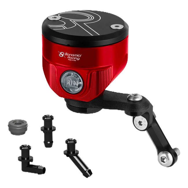 Flüssigkeitsbehälter 30 ml Bonamici Racing VS40 für CFMOTO 675 SR-R – Rot