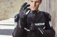 Guantes de cuero de moto Spidi Carbo 5 Racing | Hombre | Negro | A185026 