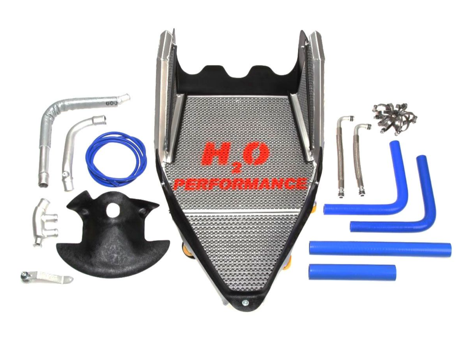Kit de enfriador de agua + aceite H2O Performance para Ducati Panigale V4/R/S (18-24) 