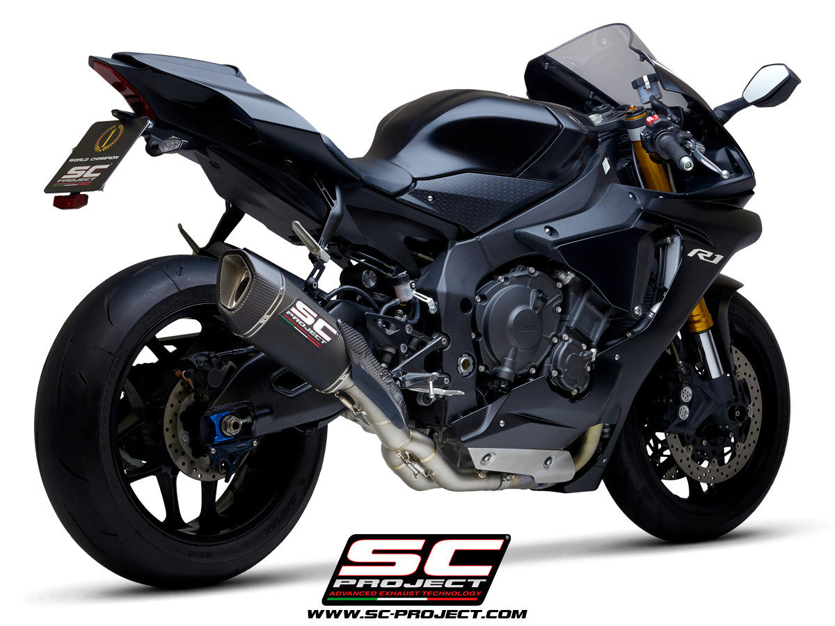 SC-Project Slip-On SC1-R + tubo de reemplazo KAT Yamaha YZF-R1/M RN49 (17-19) 