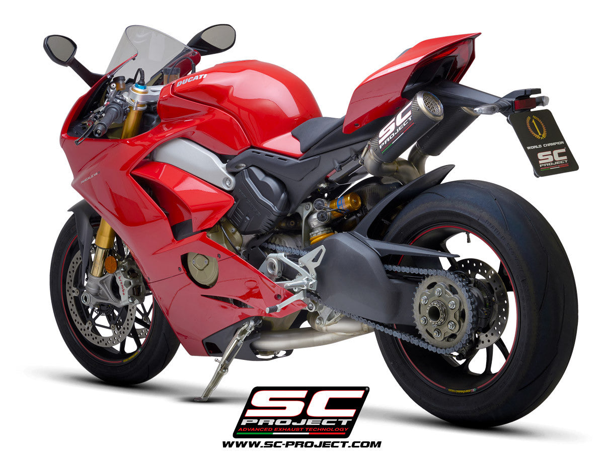 SC-Project Sistema de escape semi-completo CR-T Ducati Panigale V4/S (18-20) D26A-T68C 