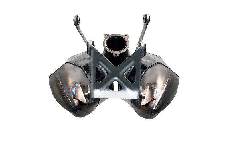 Kit de escape Slip-On de Termignoni en carbono para Ducati Panigale 899 (13-16) D155102CPT+D155Y 