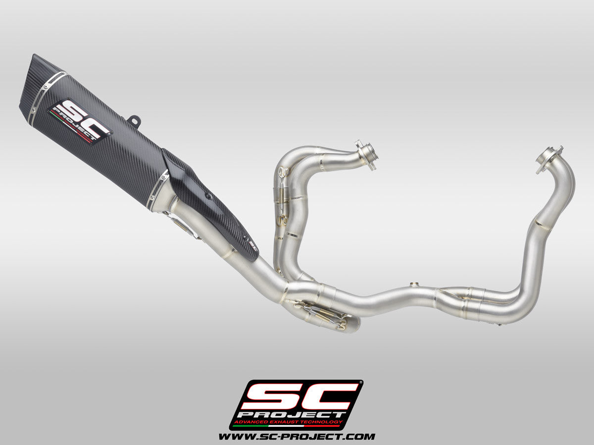 Sistema de escape completo SC-Project Titan SC1-R (250mm) para Aprilia RSV4 1100 Factory (21-25) A27A-TC90C 