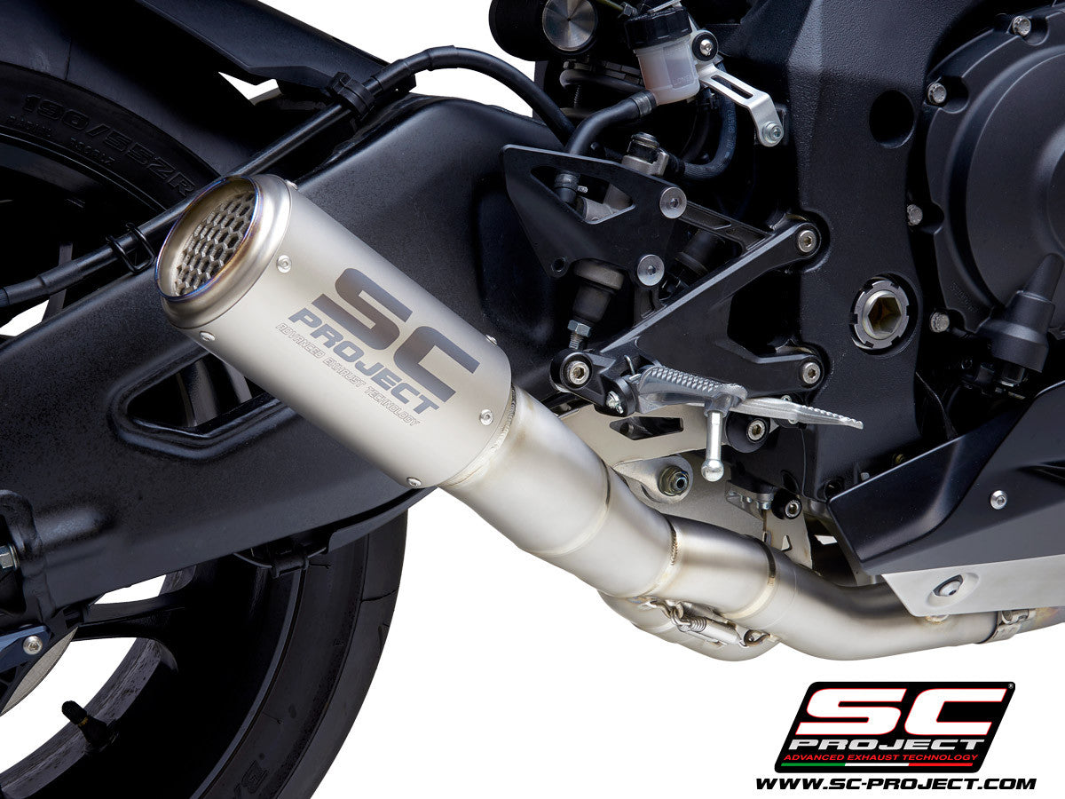SC-Project Slip-On CR-T + tubo de reemplazo KAT Yamaha YZF-R1/M RN49 (17-19) Y11B-DET36 