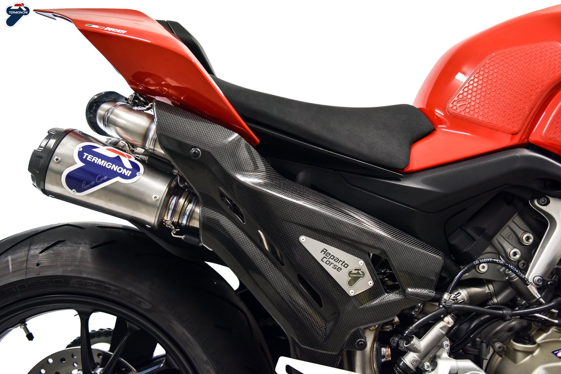 Sistema de escape completo Termignoni de titanio D200 RHT para Ducati Panigale V4 R (19-24) D20009400TTC 