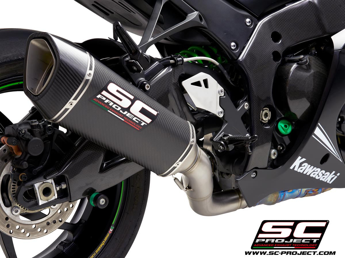 SC-Project Slip-On SC1-R + tubo de reemplazo KAT para Kawasaki ZX-10 R/RR (16-20) K22A-DET91 