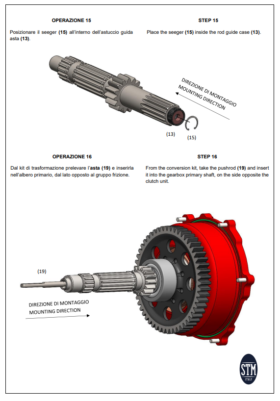 STM EVO GP embrague seco Ducati Panigale V2 955 (20-24) KTT-2600 