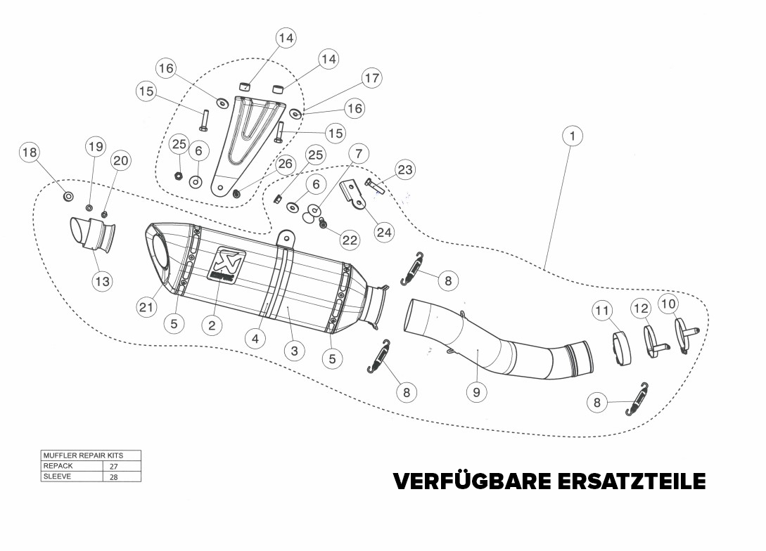 Akrapovic Slip-On Line (Carbono) Aprilia RSV4/1100 Factory/RF/RR (17-20) S-A10SO9-RC 