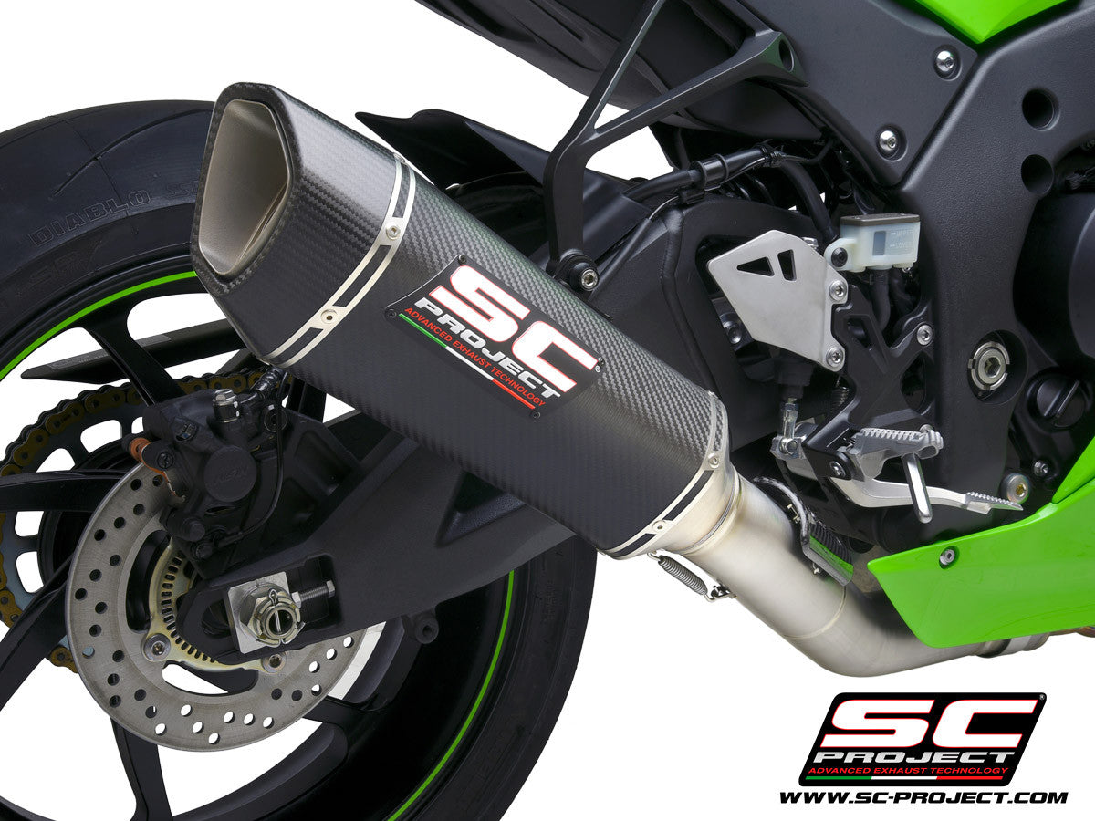 SC-Project Slip-On SC1-R + tubo de reemplazo KAT para Kawasaki ZX-10 R/RR (21-25) K38A-DET91C 