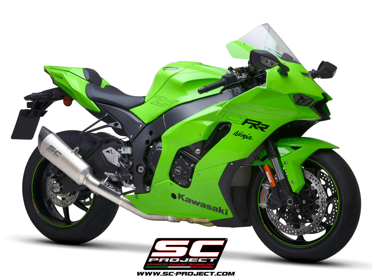 SC-Project Slip-On SC1-R + tubo de reemplazo KAT para Kawasaki ZX-10 R/RR (21-25) K38A-DET91C 
