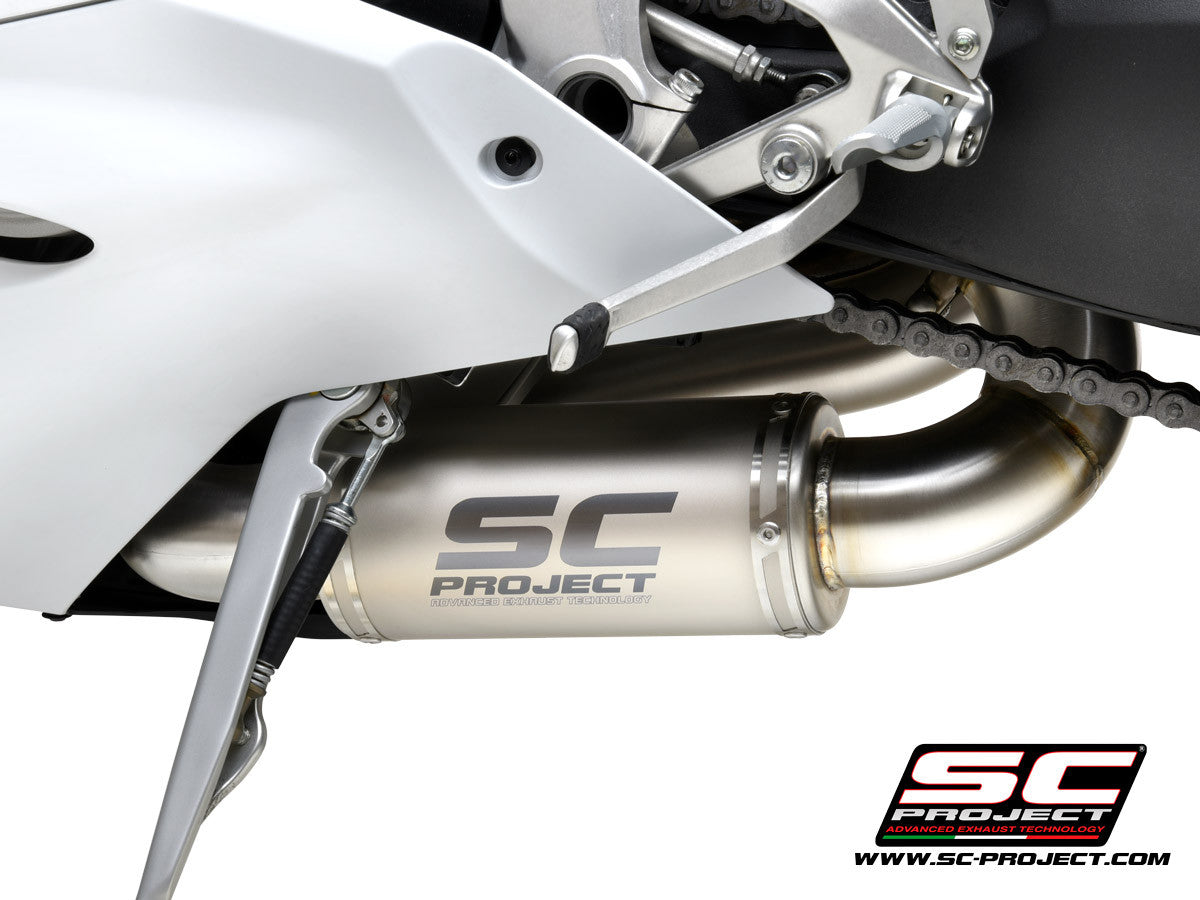 SC-Project Sistema de escape semi-completo S1 Ducati Panigale V2 955 (20-24) D35A-LT41T 