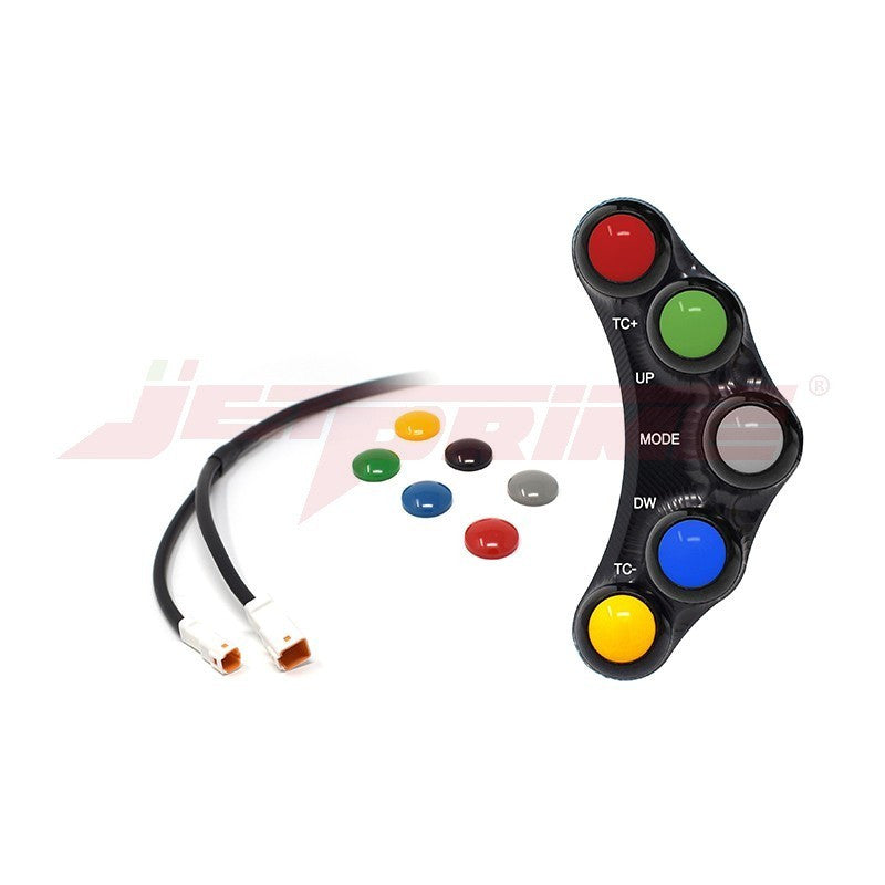 Interruptor de manillar Race izquierdo JetPrime Ducati Panigale 1199/R/S (12-17) JP PLSR 005 
