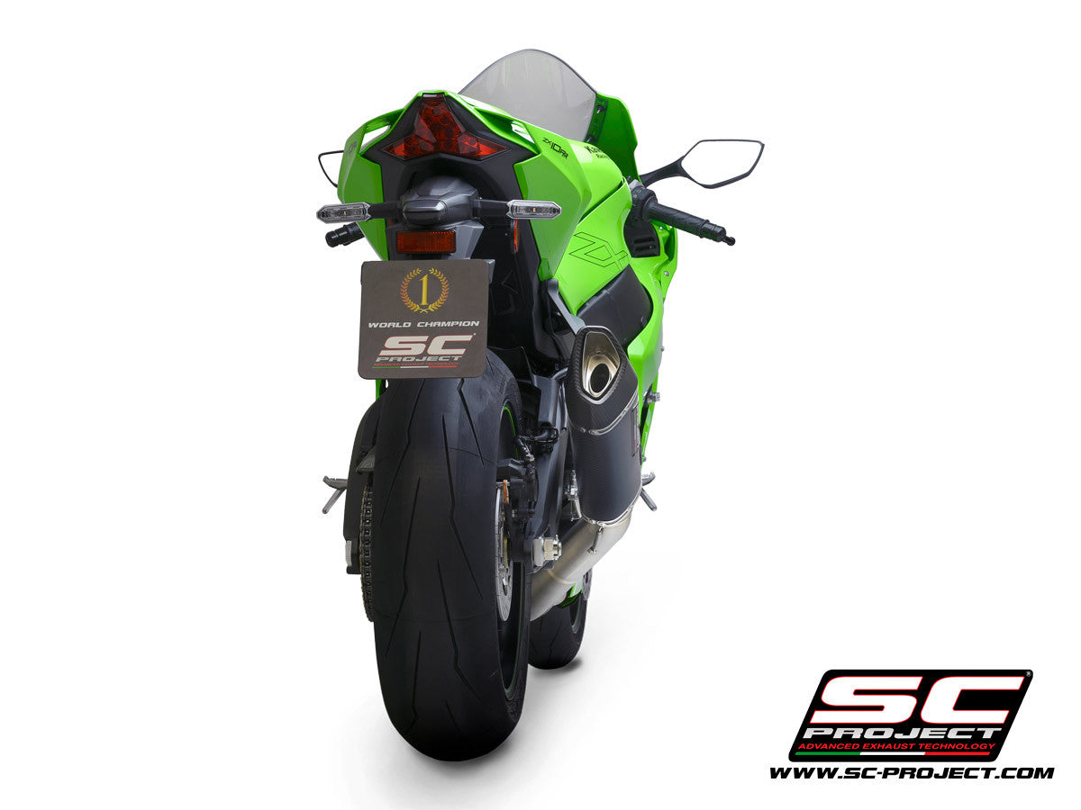 SC-Project Slip-On SC1-R + tubo de reemplazo KAT para Kawasaki ZX-10 R/RR (21-25) K38A-DET91C 