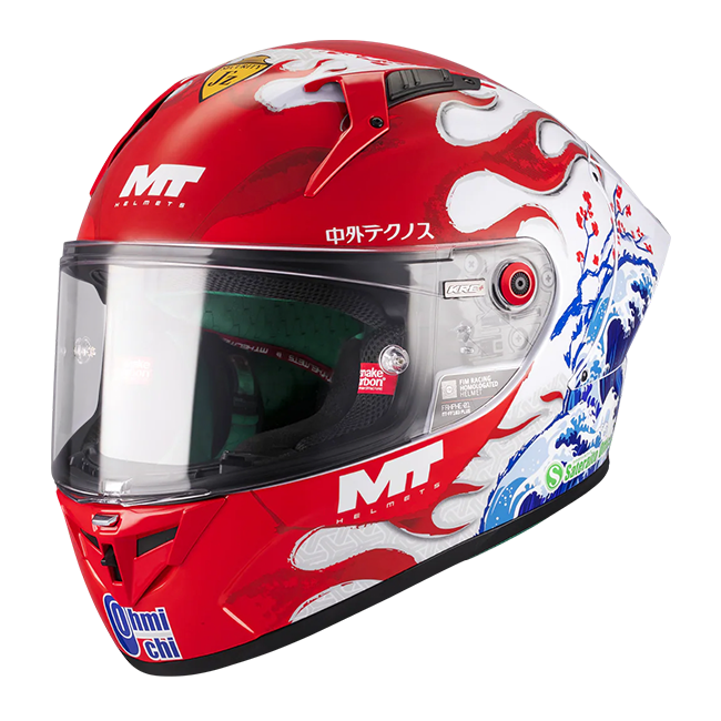 MT-Helmets KRE+ S Casco Réplica de Ryusei Yamanaka 2025 A5 Glow Completo 