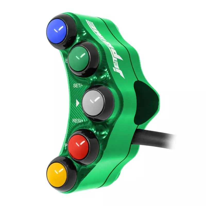 Interruptor de manillar Race izquierdo JetPrime Kawasaki ZX-10 R/RR (21-25) JP PLSR 054 