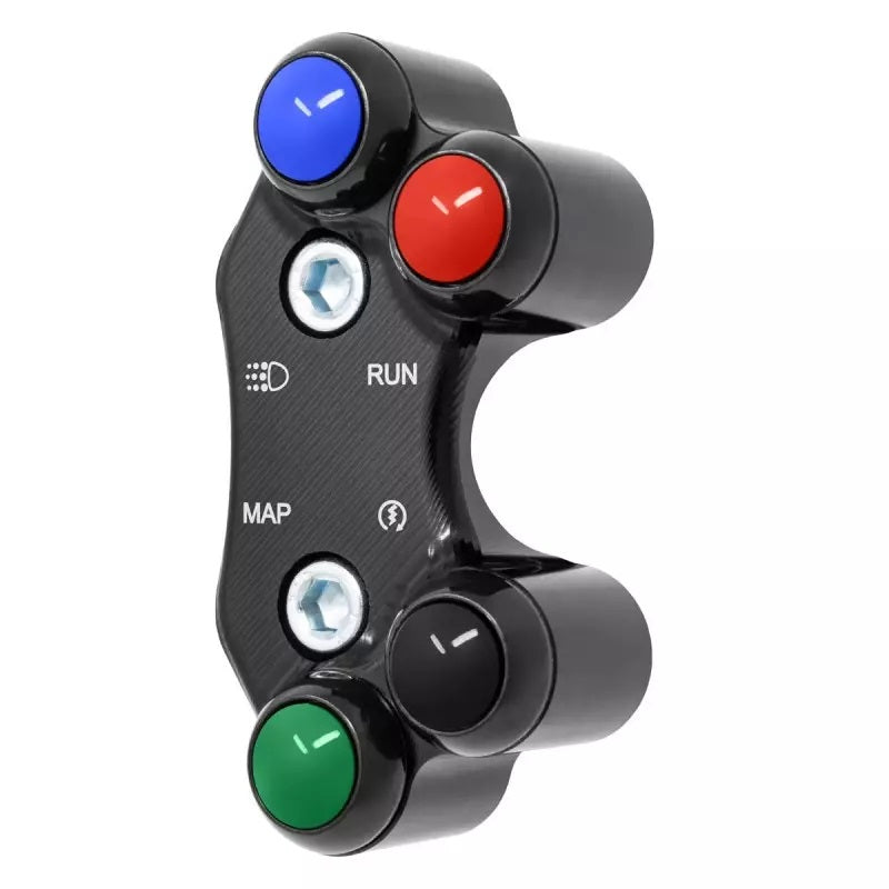 Interruptor de manillar derecho JetPrime Aprilia RSV4/RR/1100 Factory (21-25) JP PLD 660 