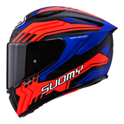 Suomy Track-1 Casco Estructura Mate Negro/Rojo/Azul K6T10024 
